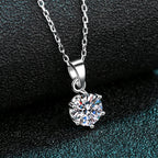 Round Solitaire Pendant