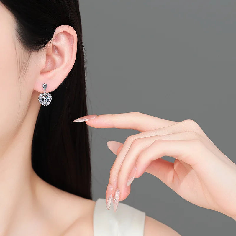 Sunburst Drop Earrings