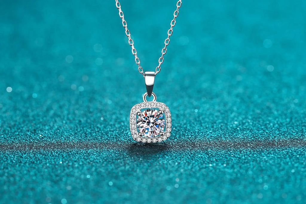 Square Halo Pendant