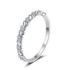 Twisted Accent Band Ring