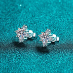 Four-Point Star Stud Earrings