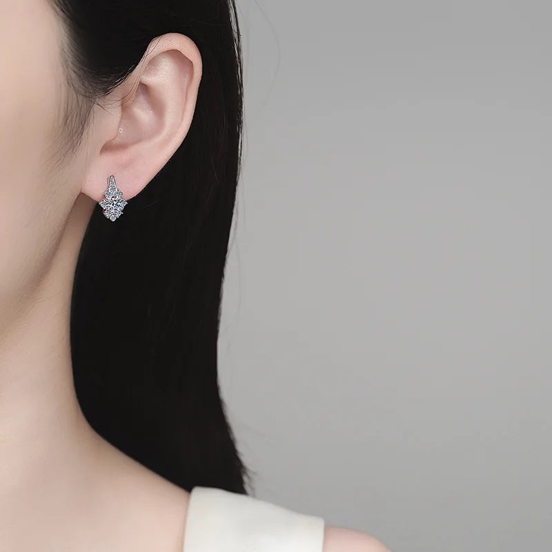 Cluster Hoop Earrings