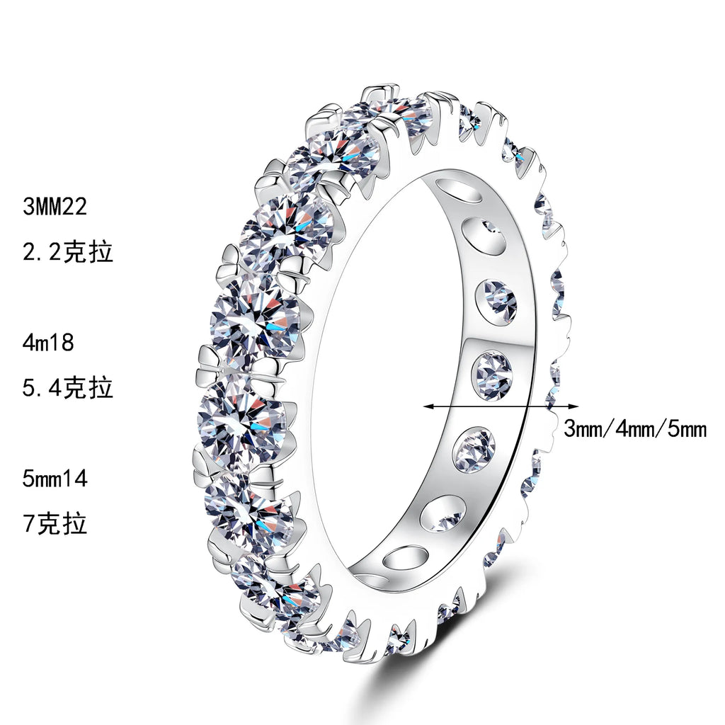 Round Stone Band Ring