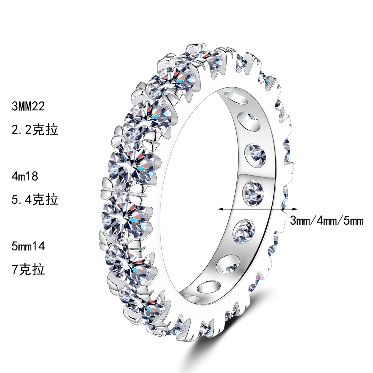 Round Stone Band Ring