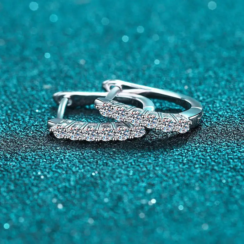 Single-Row Hoop Earrings