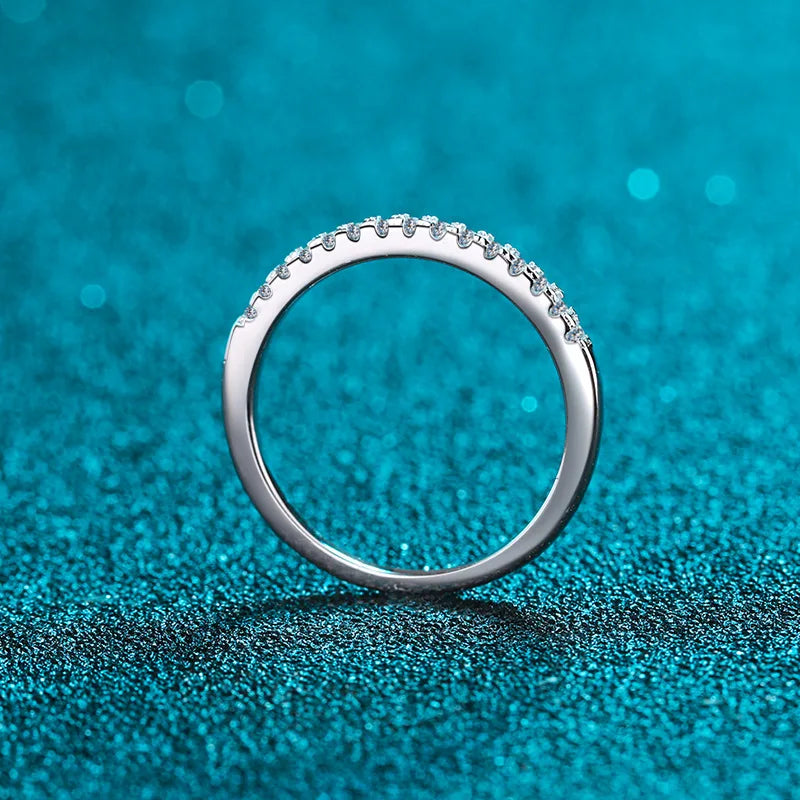Stone-Set Slim Band Ring