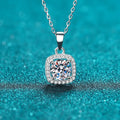Square Halo Pendant