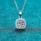 Square Halo Pendant