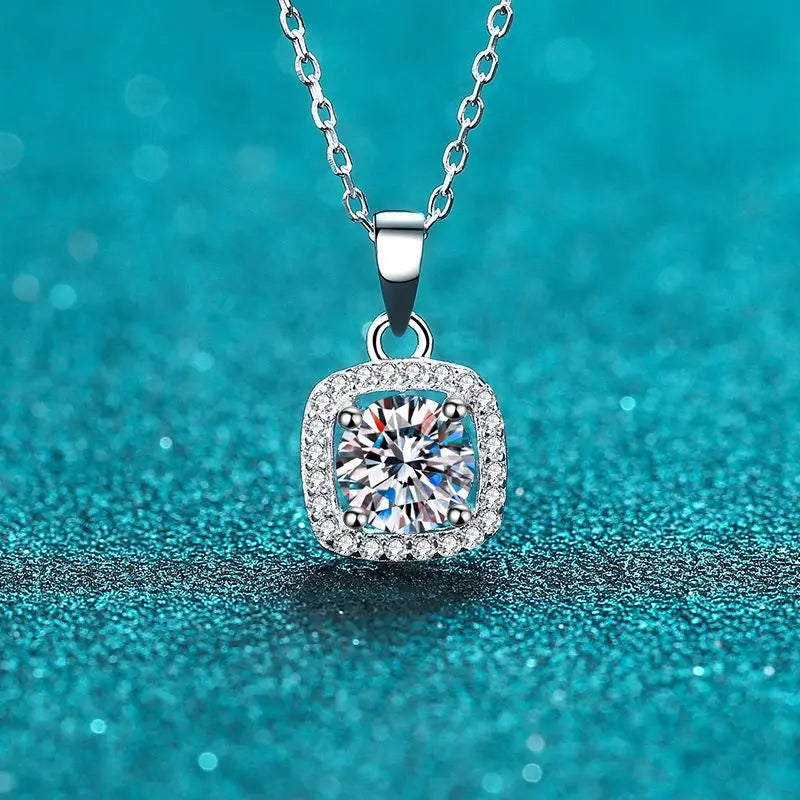 Square Halo Pendant