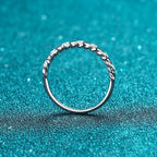 Twisted Accent Band Ring