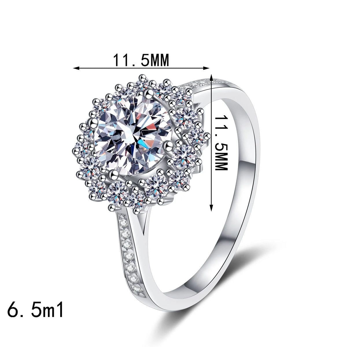 Round Halo Ring