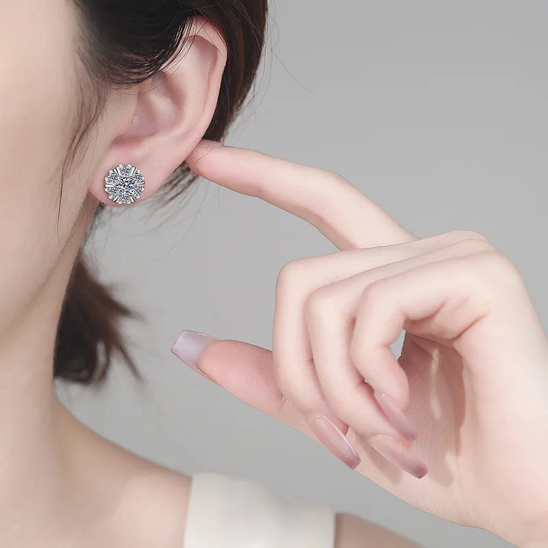 Sunburst Stud Earrings