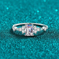 Rectangular Cluster Accent Ring