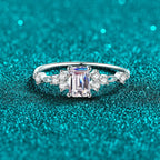 Rectangular Cluster Accent Ring