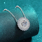 Round Halo Pendant