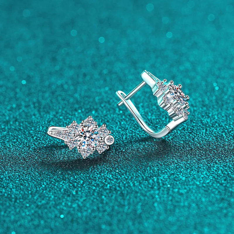 Cluster Hoop Earrings