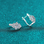 Cluster Hoop Earrings
