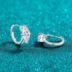Marquise Hoop Earrings