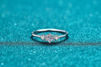 Three-Stone Slim Band Ring
