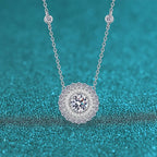 Round Halo Pendant