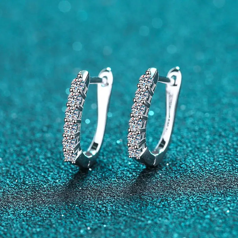 Single-Row Hoop Earrings