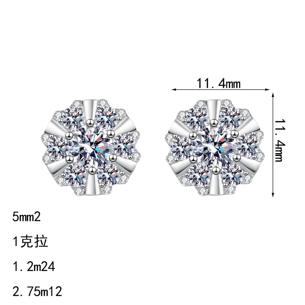 Sunburst Stud Earrings