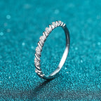 Twisted Accent Band Ring