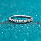 Twisted Accent Band Ring