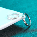 Leaf-Pattern Band Ring