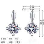 Round Drop Earrings