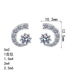 Open-Circle Stud Earrings