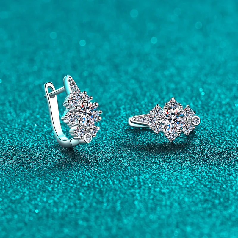 Cluster Hoop Earrings