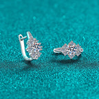 Cluster Hoop Earrings