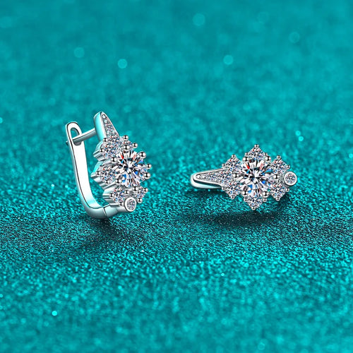 Cluster Hoop Earrings