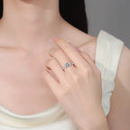 Rectangular Cluster Accent Ring