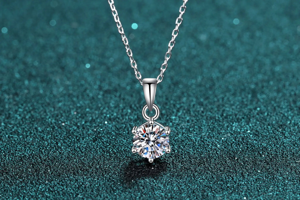 Round Solitaire Pendant