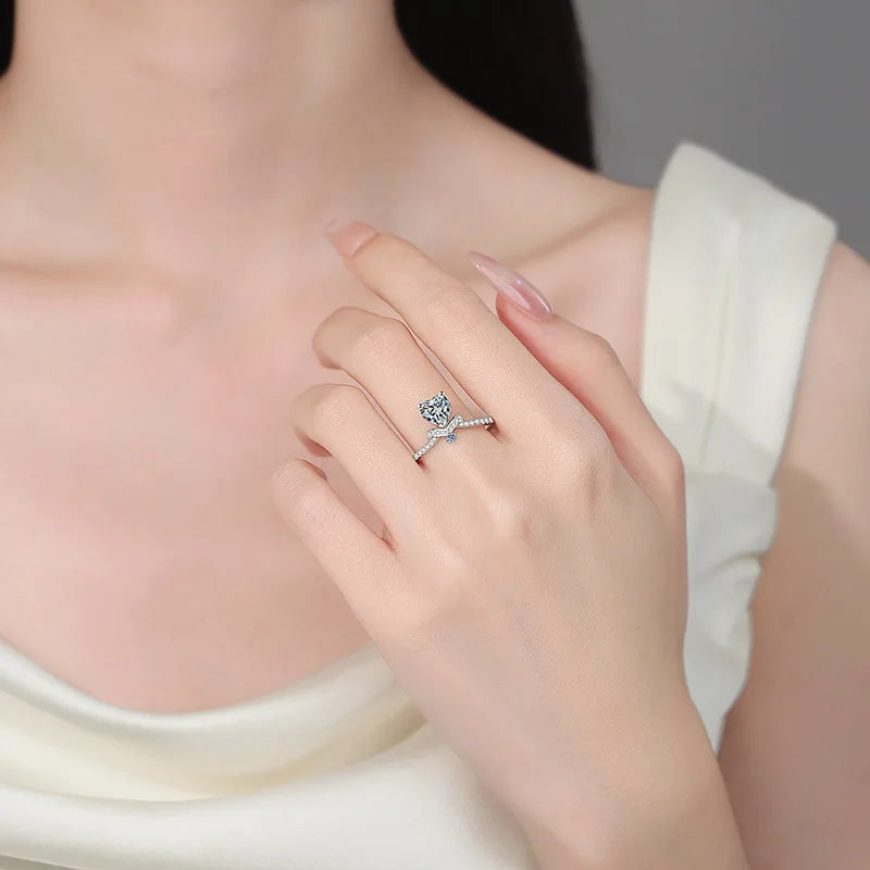 Heart Bow Ring