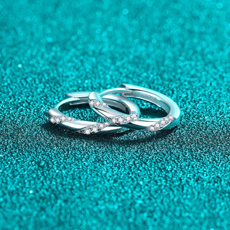 Twisted Hoop Earrings