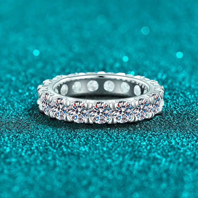 Round Stone Band Ring