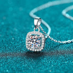 Square Halo Pendant