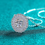 Round Halo Pendant