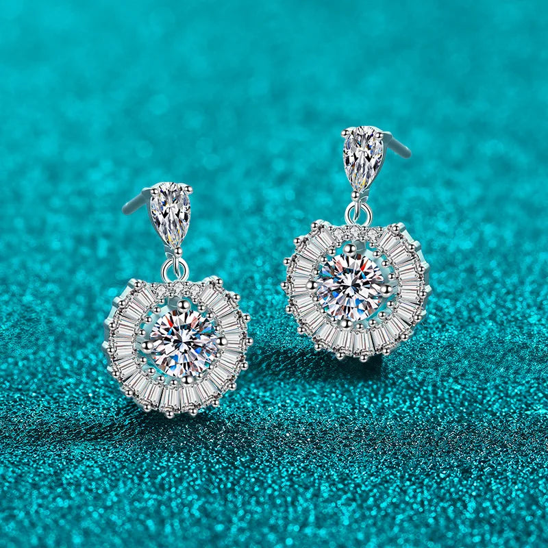 Sunburst Drop Earrings