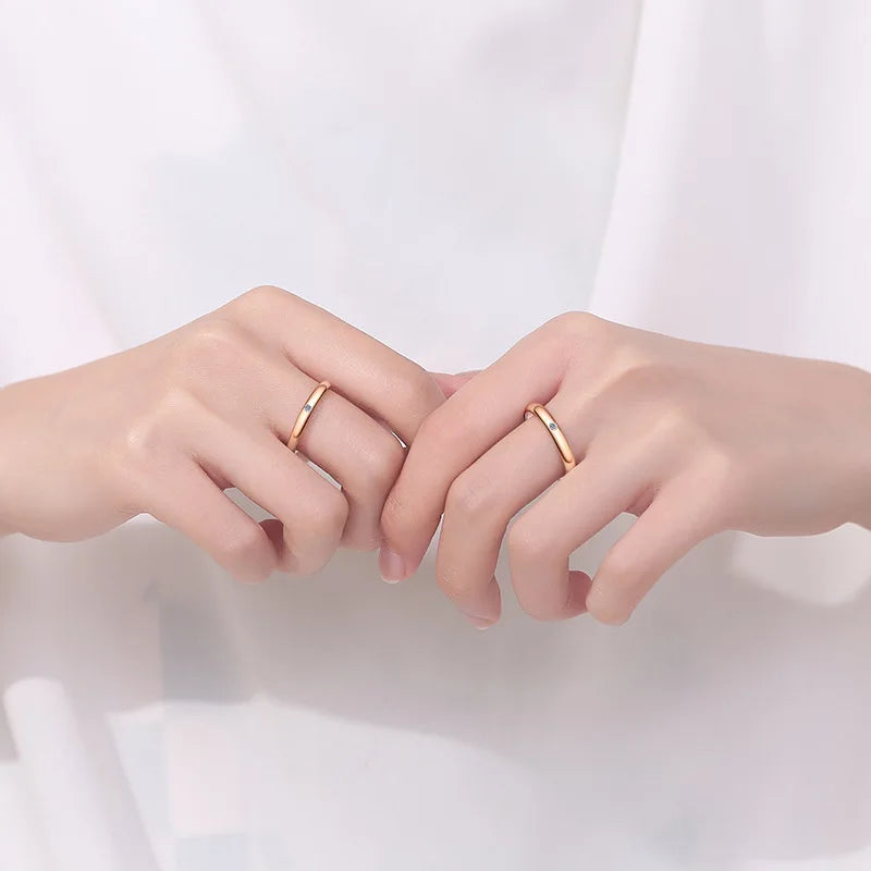 Single-Stone Band Ring
