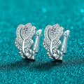 Feather Hoop Earrings