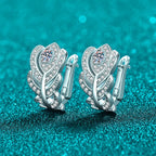 Feather Hoop Earrings