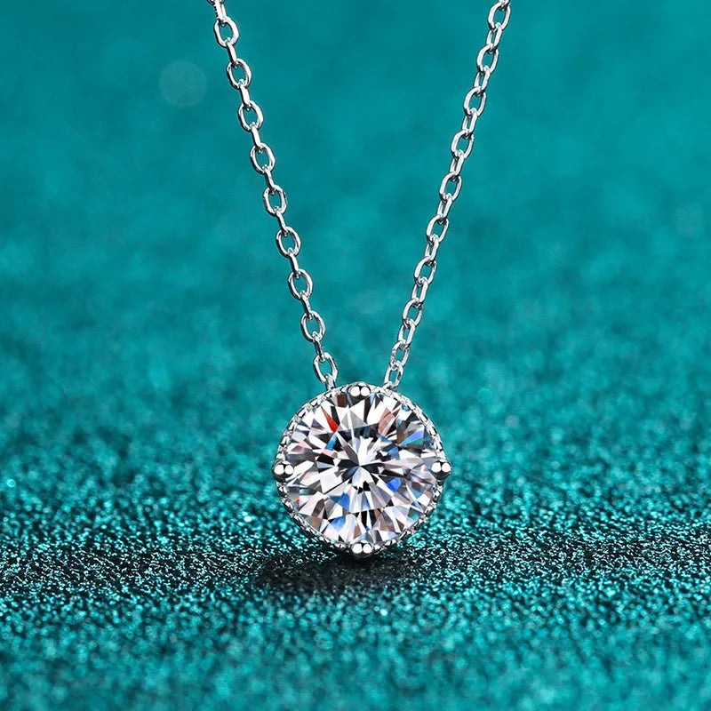Round Solitaire Pendant