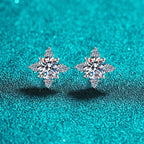 Four-Point Star Stud Earrings