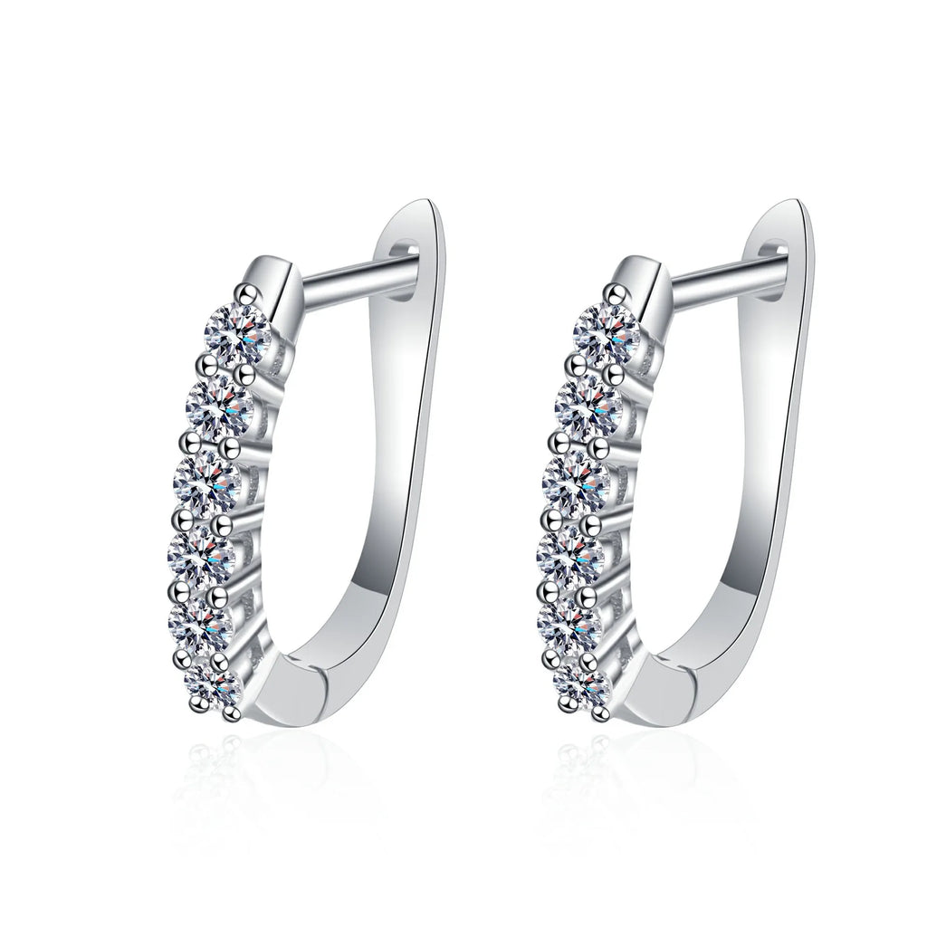Single-Row Hoop Earrings