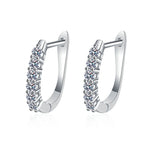 Single-Row Hoop Earrings