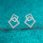 Interlocking Square Earrings
